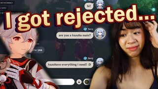 Trying Genshin pickup lines in random co-op (wholesome) | Stream Highlights