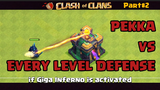 PEKKA VS Every Level Defense PART#2