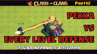 PEKKA VS Every Level Defense PART#2