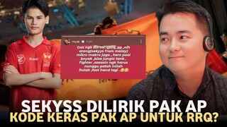 MASIH DALAM PROSES! Sekyss dilirik Pak AP,  Kode Resar Pak AP Untuk RRQ HOSHI,?