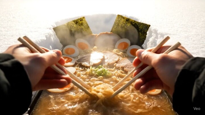 أكلات في الثلج + ASMR (3)