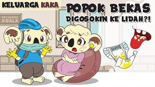 KARTUN KELUARGA KAKA - POPOK BEKAS DIGOSOKKIN KE LIDAH?! | KOMIK KARTUN ANIMASI LUCU