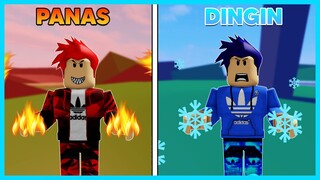 PANAS VS DINGIN || Kekuatan Api Vs Kekuatan Salju (Brookhaven) - Roblox Indonesia