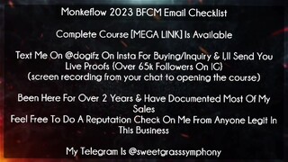 Monkeflow 2023 BFCM Email Checklist Course download