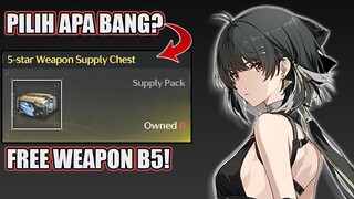 FREE Weapon B5 Selector!  WORT IT Pilih yang mana bang? 🤔 | Wuthering Waves