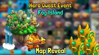 New Event: Hero Quest Fog Island Map Reveal | Dragon City 2021 |