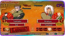 YAMATO VS JIRAIYA - NARUTO ULTIMATE NINJA 6 ANDROID GAMEPLAY