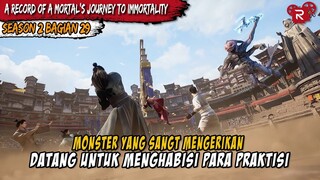 BERTARUNG DENGAN MONSTER MENGERIKAN - ALUR A Record of A Mortal’s Journey to Immortality part 29