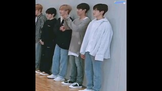 s.coups & dk are doing a "hybe insight" hand gestures