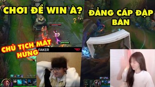 TOP khoảnh khắc điên rồ nhất LMHT #18: Biểu cảm Faker khi team chơi để win, Đẳng cấp đập bàn