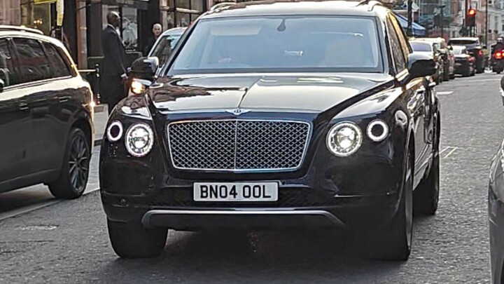 bentley Bentayga spotted in Mayfair, London