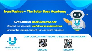 Ivan Pashov – The Solar Boss Academy download (usefulcourse.net)