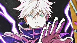 วาด SATORU GOJO Jujutsu Kaisen Satoru Gojo ฉันวาด Jujutsu Kaisen