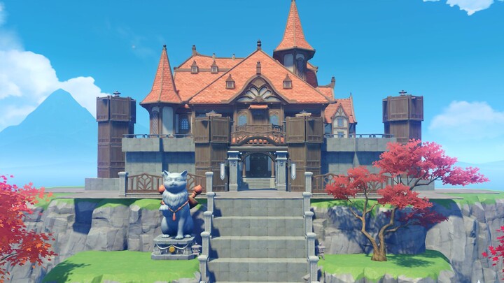 [Genshin Impact Dust Song Pot] Disney's Castle on the Run