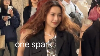 We are sparkling in the sunset one spark-twice