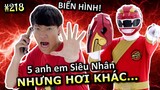 [VIDEO # 218] Biến Hình Siêu Nhân Gao Đỏ!! | 5 Anh Em Siêu Nhân Nhưng Hơi Khác... | Ping Lê