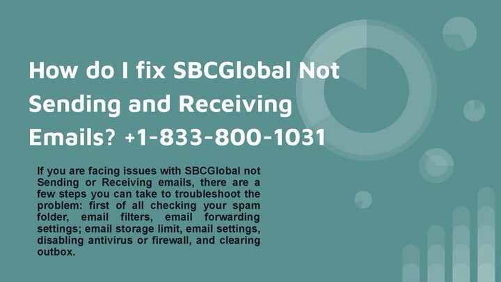 How to Solve SBCGLOBAL Not Sending and Receiving Emails? +1-833-800-1031