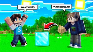 MINECRAFT TAPI BLOCK YANG KITA TARUH BERUBAH RANDOM!!!