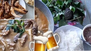 Bếp cô tư / hướng dẫn nấu / Vịt giã cầy xáo măng  🍻🤪
