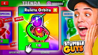 GASTÉ 1 GEMA y CONSEGUÍ la SKIN ESPECIAL *ORBITA* de STUMBLE GUYS... 😱