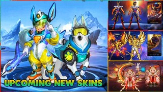 CHANG'E LUNAR FEST SKIN, POPOL AND KUPA COLLECTOR SKIN, SAINT SEIYA SKIN - MLBB NEW UPCOMING SKINS