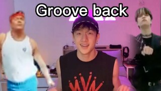 【ฟางฉาน】เกี่ยวกับการแสดงสีหน้าขณะเลียนแบบท่าทางของหมาและทำชาเลนจ์ ‘Groove back’ กับ JYP···