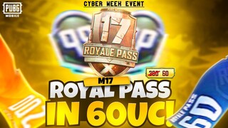 Get Royal Pass In 60 UC | Surprise Event In Pubg |Cyber Week Event |PUBGM/BGMI