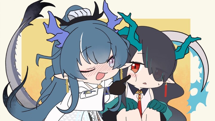 [Arknights / viết tay] Ling đã chọc vào mặt Xi