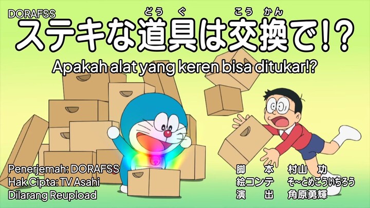 Doraemon Terbaru Sub Indo 863 AB: Apakah alat yang keren bisa ditukarl? & Kotak Kartu Ramalan