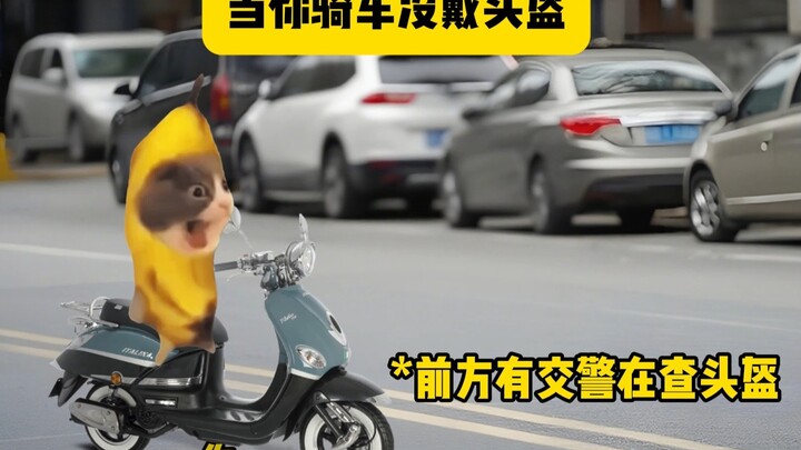 Tidak pakai helm saat naik sepeda, ada caranya