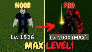 Noob To Pro (Reaching Max Level 2000) in Blox Fruits! | Blox Fruits | Roblox