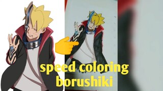 speed coloring borushiki [Boruto]