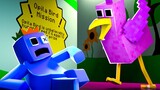 BLUE vs OPILA BIRD | Rainbow Friends in Garten of Banban (Minecraft Animation)