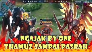 EXE MOBILE LEGENDS,  FREYA  ADU BARBAR DENGAN THAMUZ!!!