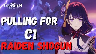 Attempting To Pull C1 Raiden Shogun | Genshin Impact 2.5 Banner - Reign of Serenity