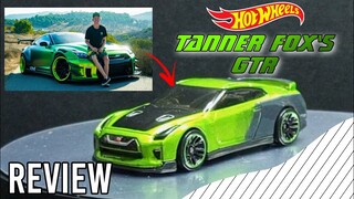 Hot Wheels Tanner Fox's Nissan GT-R R35 (Guaczilla) Diecast Car