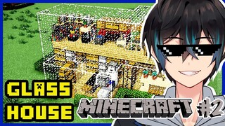 BIKIN RUMAH DARI KACA | Minecraft Survival Indonesia Part 2