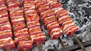Turkish kebabs at Kaya Usta restaurant in Istanbul