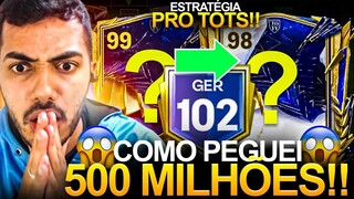 500 MILHÕES & OVER 102 PRO TOTS! 😱 TIME PRONTO & SIGA ESSA ESTRATÉGIA PRO TOTS 🤯🔥 - FC MOBILE 2024