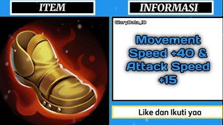 INFORMASI MLBB ITEM MOVEMENT DAN ROAMING