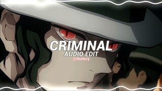 criminal - britney spears [edit audio]