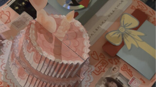 男朋友生日收到我送的立体书哭着说这是他收到过最好的礼物