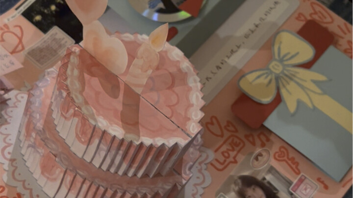 My boyfriend cried when he received the pop-up book I gave him for his birthday, saying it was the b