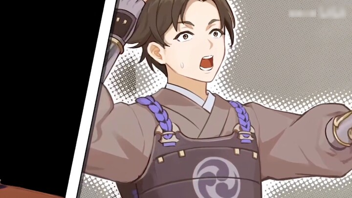 "Genshin Impact" If Zhongli saw the funny performance of Arataki Ichito｡｡｡