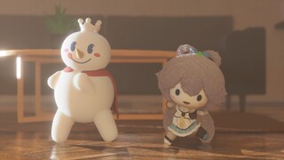 [Luo Tianyi Xue Wang MMD] I’m so excited. I saw two little cuties in my living room!