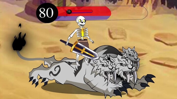 Watch out, this skeleton is completely crazy!