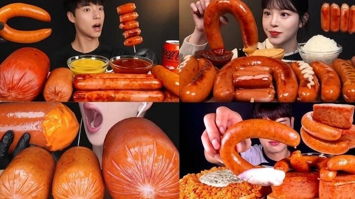 ULTIMATE SAUSAGE MUKBANG COMPILATION | CHEESY, JUICY & SUPER SATISFYING ASMR