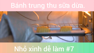 Bánh trung thu sữa dừa nhỏ xinh dễ làm phần 7