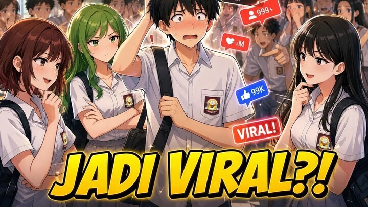 Gue Cuma Nolong Dia… Kok Jadi Viral Satu Sekolah_!  [Ep4] Animasi Sekolah