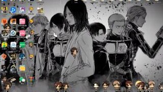 [Attack on Titan] Saat hewan peliharaan desktop Survey Corps muncul di desktop saya